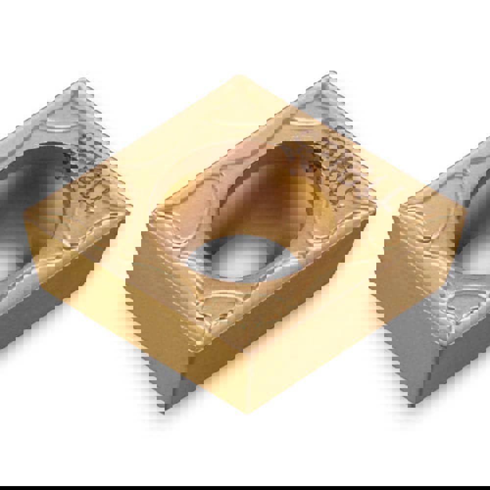 Turning Inserts; Relief Angle: 7 ; Corner Radius (Decimal Inch): 0.0160 ; Included Angle: 80.0 ; Manufacturer Grade: TT8125B ; Coating/Finish: TiCN; Al2O3; TiN ; Wiper Edge: No